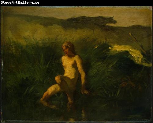 Jean-Franc Millet The bather